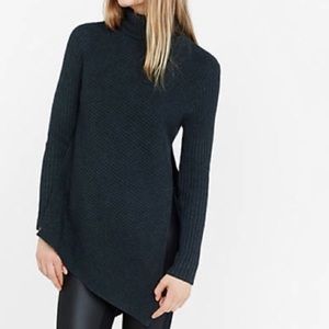 Express Asymmetrical Sweater with Slits
